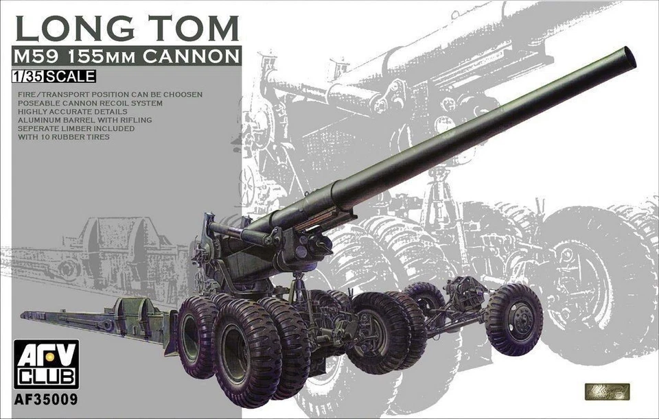 AFV35009 _V AFV CLUB 1/35 LONG TOM M59 155mm CANNON