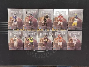 2025 Bowman Chrome University Acropolis Complete Set A1-A10 Mateer Underwood - Bild 1 von 1