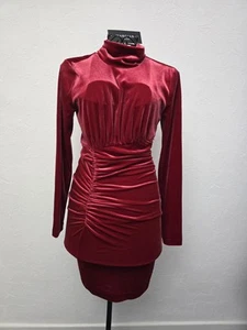 Marciano guess Rose Velvet Dress Size S Perfect for Valentines BNWT RRP £195 - Picture 1 of 15