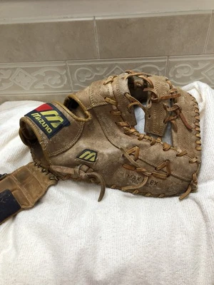 Mizuno Completamente Roto en 12.5” Béisbol Softbol Primera Base Guante Lanzamiento Derecho Foto 1 de 4
