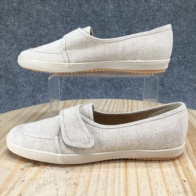 NUEVO Zapatos Saltamontes Mujer 9.5 M Skipjack II Mocasines Informales Planos Tela Beige Foto 1 de 4