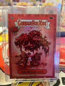 2025 Topps GARBAGE PAIL KIDS 40th Anniversary RED 21/40 MICHELLE MUCK #78B - Picture 1 of 1