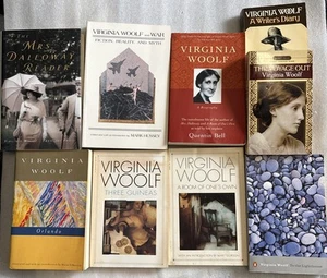 VIRGINIA WOOLF : 12 Books : Dalloway Reader, Voyage Out, Writer’s Diary, Orlando - Imagen 1 de 4