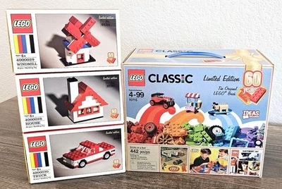LEGO Building Sets 10715, 4000028, 4000029, 4000030 - 60Th Anniversary - Retired - Image 1 of 4
