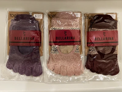 Lote de 3 - Calcetines Toesox Bailarina Punta Completa con Suela Antideslizante -Talla S  Foto 1 de 4