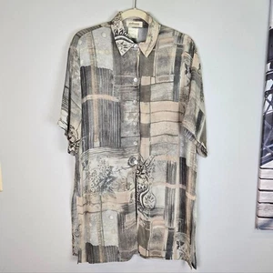 Steilmann Quality Clothing Women's Casual Button-down Shirt Tunic Length US 10 - Picture 1 of 9