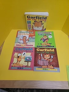 Konvolut 5 Garfield Bücher Jim Davis Band 39, 48, 55, 58 und großer Band 5 - Bild 1 von 10