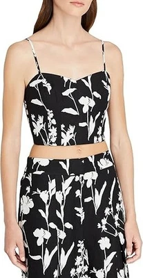 Top bandeau ajustado Club Monaco para mujer, base negra/noir, S Foto 1 de 4