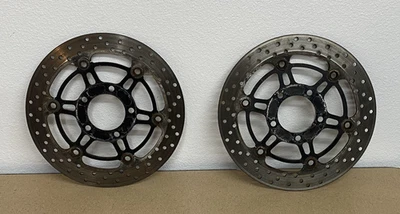 2004 Suzuki SV 650 Front Left Right Brake Rotors Discs 59210-38G10 - Image 1 of 4