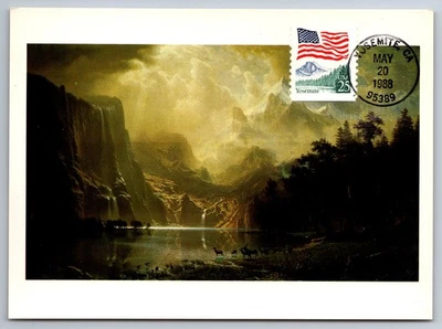 #2280 Flag Over Yosemite FDC Maxi Card - Image 1 of 2