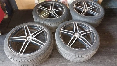 Sommerreifen Alufelgen 8,5 9,5 x 19 AEZ Mercedes W221 R172 W218 W207 W212 W140 - Bild 1 von 4