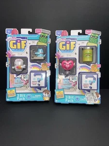 OH! My GIF Pack GiFs Gone Live! Sorpresa Catly Smoochy Heartie Puggo Lote de 2 - Imagen 1 de 9