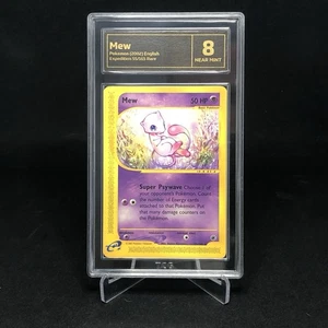2002 Pokemon Card Expedition Mew 55/165 TCG 8 NEAR MINT - Picture 1 of 2