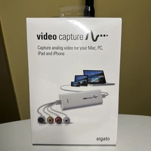 Elgato USB Analog Video Capture Device Mac PC, iPad, iPhone (New Sealed) - Picture 1 of 2