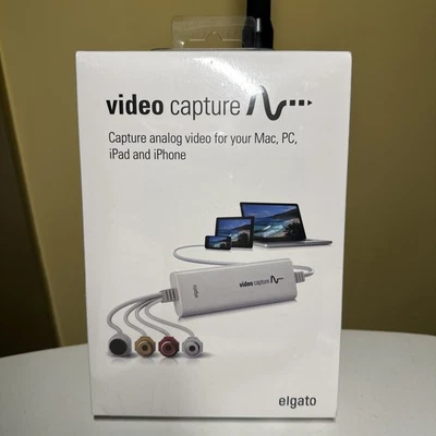 Elgato USB Analog Video Capture Device Mac PC, iPad, iPhone (New Sealed) - Image 1 of 2