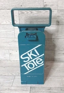 Vintage Skitasche Schneeträger Blau Made In The USA - Bild 1 von 5