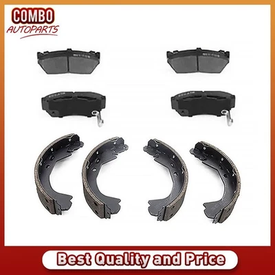 Pastillas de freno delanteras y traseras de cerámica y zapatas de tambor para Nissan Tsubame 2000 2001 Foto 1 de 4
