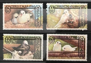 NORFOLK ISLANDS - 1980 CHRISTMAS BIRDS SET MNH SG 254-257 - Picture 1 of 1