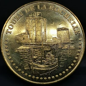 TOURIST TOKEN MDP 2017 TOURS DE LA ROCHELLE EINSEITIG / 34 mm MEDAILLE - Bild 1 von 2