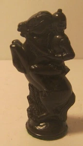 1960's E.S. Lowe ANRI King Arthur Chess Set BLACK KNIGHT Only!! Excellent!!! - Picture 1 of 2