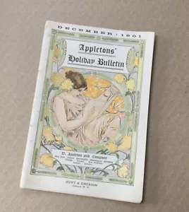D. Appleton & Company ~ Holiday Bulletin Illustrated Catalog ~ December, 1901 - Picture 1 of 9
