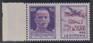 ITALY RSI War Propaganda n.47 cv 1700$ ovpr Firenze MNH** R^ - Picture 1 of 2