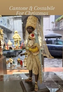 Presepe Napoletano REGINA MORA KRIPPEN,CRECHE,BELEN,PASTORI - Picture 1 of 4