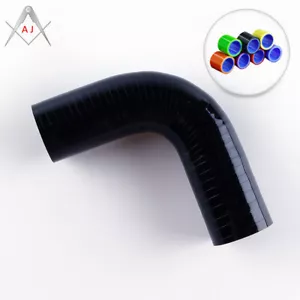 Black 1 1/5'' 90 Degree Elbow 30mm Silicone Intercooler Coupler Turbo Hose New - Imagen 1 de 6