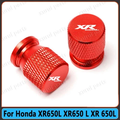 Accessories CNC Wheel Tire Valve Cap Cover For Honda XR650L XR650 L XR 650L NEW Foto 1 de 4