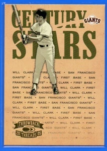 2005 Donruss Throwback Threads Century Stars Will Clark #CS-46 - Picture 1 of 2
