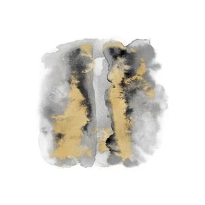 Impresión sobre lienzo papel póster o imagen Riley Schöne Gray Mist With Gold I - Imagen 1 de 2