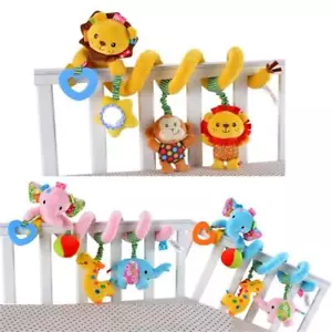Baby Activity Hanging Pram Toy Spiral Pushchair Stroller Bedding Car Seat Cot AU - Picture 1 of 16