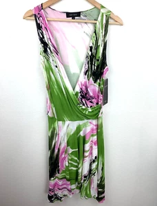 Karen Kane Summer Garden Faux Wrap Dress Size M Sleeveless ~ New - Picture 1 of 4