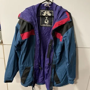 Mens L Large Wave Rave Jacket By Brett Conrad Red Black Green Snowboard Posse - Picture 1 of 16