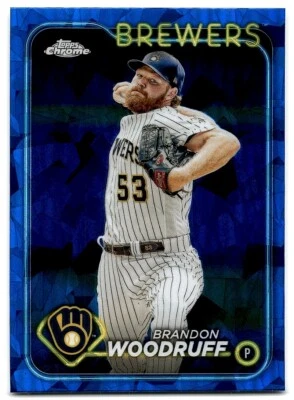 2024 TOPPS SAPPHIRE BRANDON WOODRUFF MILWAUKEE BREWERS #103 - Image 1 of 2