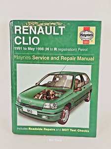 Haynes 1853 Renault Clio 1991 - 1998 H To R  Reg.Service & Repair Manual Petrol