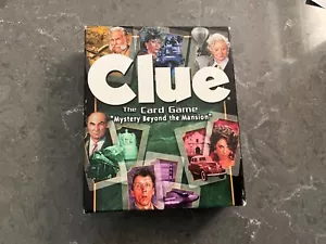 Clue Card Game Mystery Beyond the Mansion Hasbro Travel Complete In Box - Picture 1 of 3