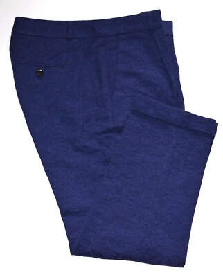 NWT Banana Republic $98 'Avery' Blue Pleated Ankle Pants Size 4 - Image 1 of 4