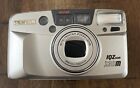 Pentax Iqzoom 130M 35Mm Af Point & Shoot Zoom Date Panorama Film Camera, Works