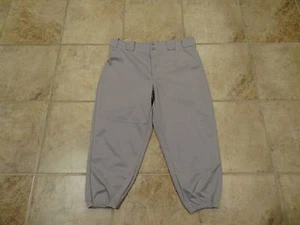 YOUTH XL GRAY BASEBALL PANTS BY RAWLINGS **GREAT PANTS** - Picture 1 of 4