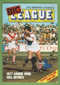 #HH1. RUGBY LEAGUE MAGAZINE 17-23/9 1977, PARRAMATTA V ST GEORGE GRAND FINAL - Picture 1 of 3
