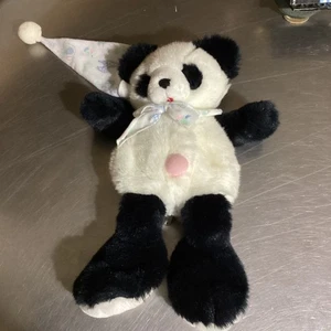 1989 Snuggle Buddies Panda Bär Plüsch Reißverschluss hinten - R G Barry Corp - Vintage - Bild 1 von 8