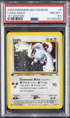 2000 POKEMON NEO GENESIS 1ST ED #9 LUGIA-HOLO PSA 8.5 - Image 1 of 2