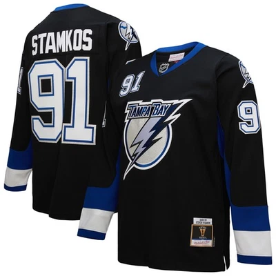 Men's Mitchell & Ness Steven Stamkos Black Tampa Bay Lightning 2008-09 Power - Image 1 of 4
