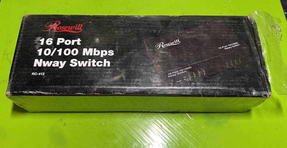 Rosewill 16 Port 10/100 Mbps Nway Switch Model No. RC-412 NOS - Image 1 of 2