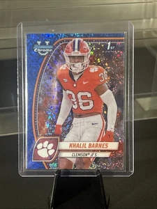 Bowman University 2024 cromo - Khalil Barnes #114 mini diamante azul - Imagen 1 de 2