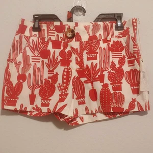 NWT Cousin Earl Cactus Shorts Anthropology Southwest Cotton Made in USA Size XS - Picture 1 of 7