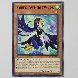 (3x) Lyrilusc - Sapphire Swallow - LED8-EN043 - NM - Common - 1st ed - Yugioh - Picture 1 of 1