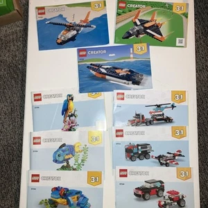 Lego Instruction Manuals Bundle 3-in-1 Creator 31126, 31136, 31146 - Picture 1 of 3