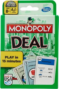 Monopoly Deal Kartenspiel Schnellspiel Kartenspiel für 2-5 für Familien und Kinder - Bild 1 von 5